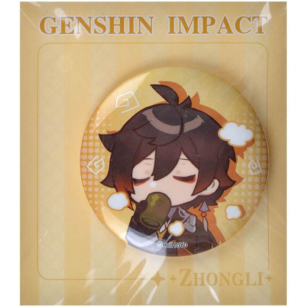 Значок Chibi Expressions Character Can Badge Zhongli