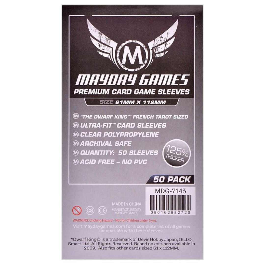 Протекторы Mayday (размер 61х112 мм) 50 шт. премиум: прозрачные