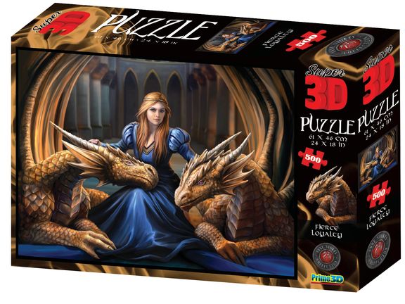 Пазл Super 3D «Свирепая преданность», 500 детал.