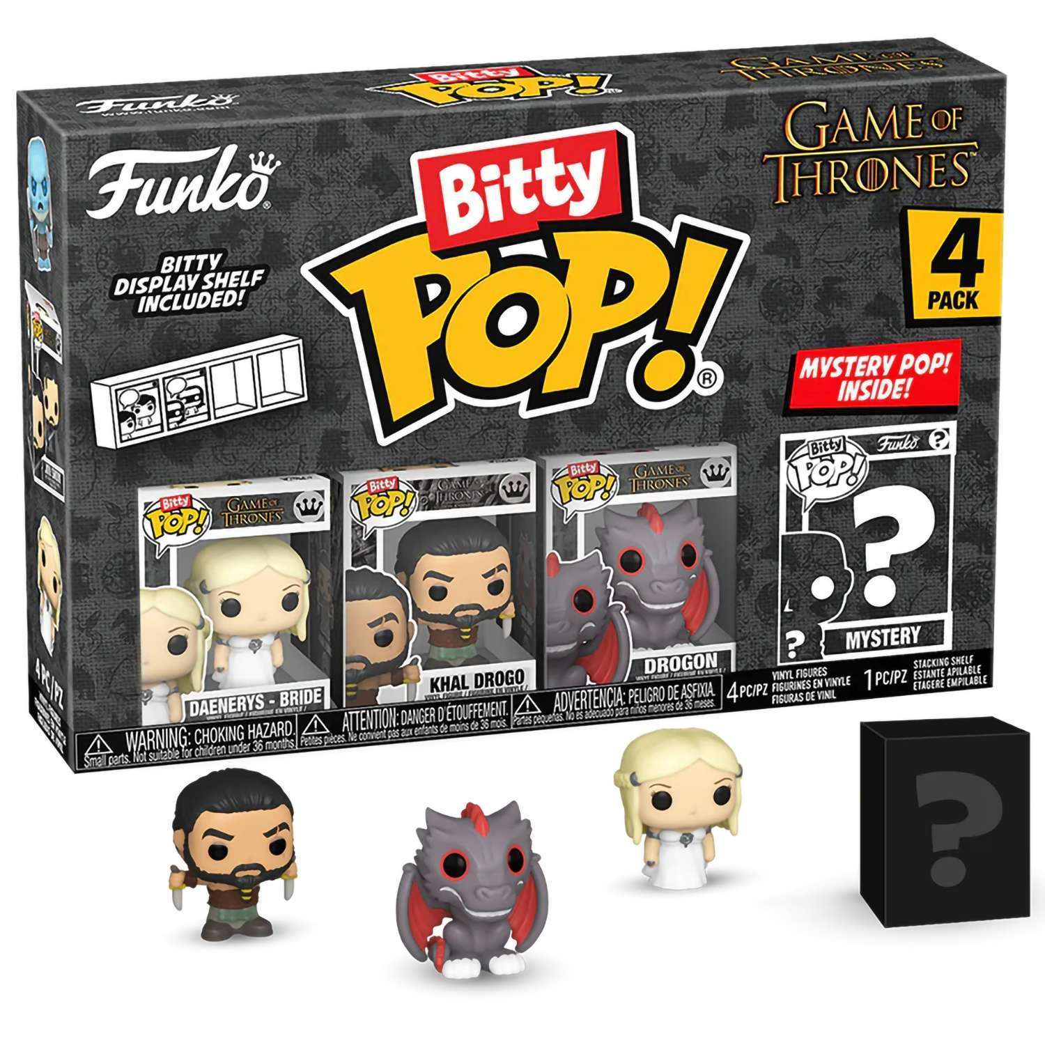 Фигурка Funko Bitty POP! Game of Thrones Daenerys+Khal Drogo+Drogon+Mystery