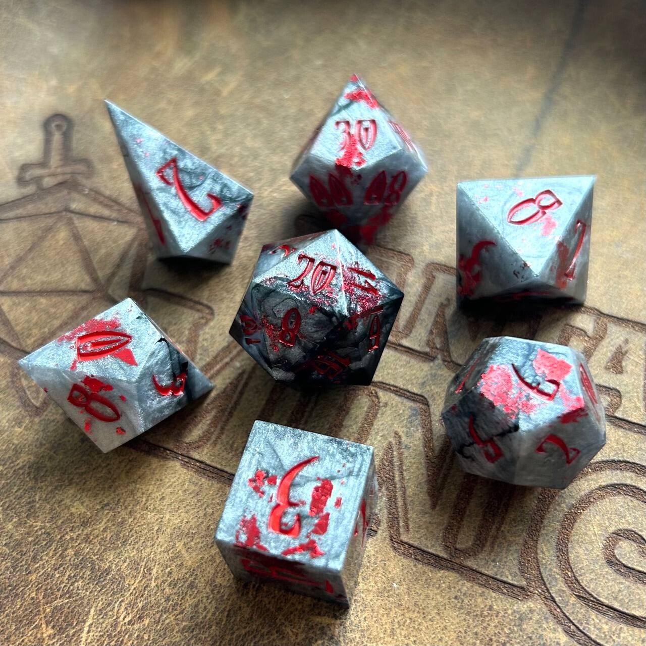 Набор кубиков Fantasy Minis Blood Stone