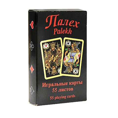Карты игральные "Черный Палех" 55 листов