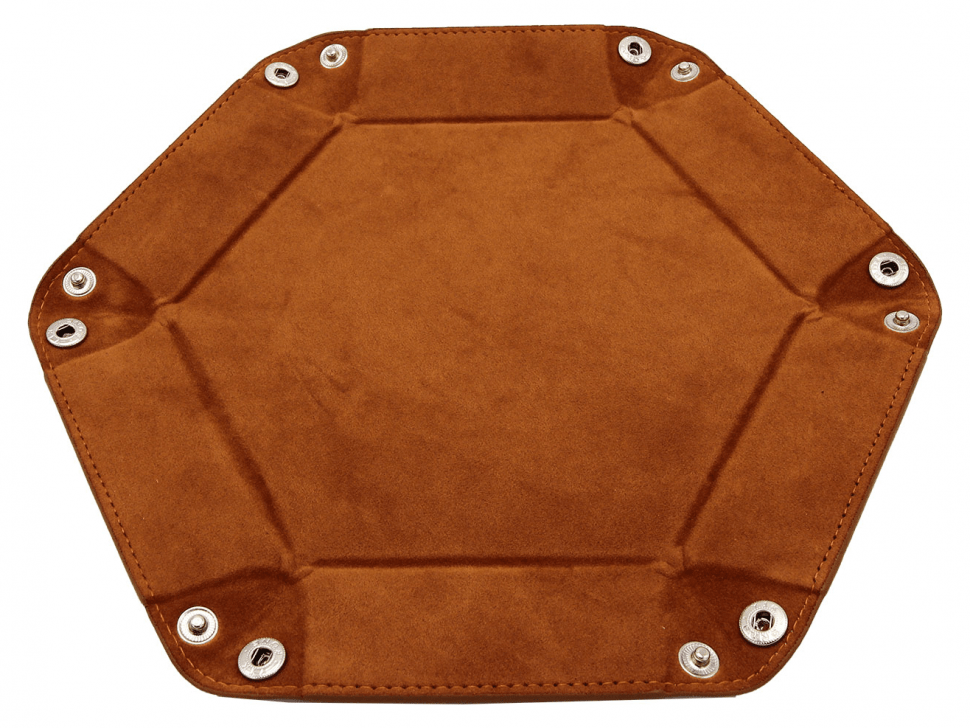 Дайс-трей  Stuff-Pro гекс 17 коричневый