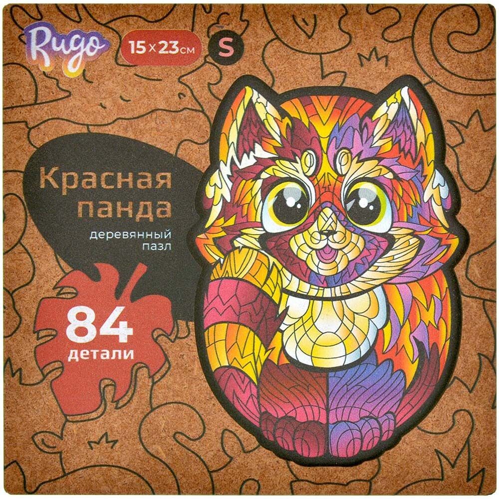 Пазл Rugo деревянный Красная панда S 84 детали