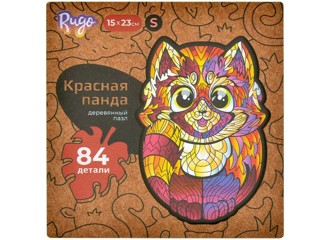 Пазл Rugo деревянный Красная панда S 84 детали