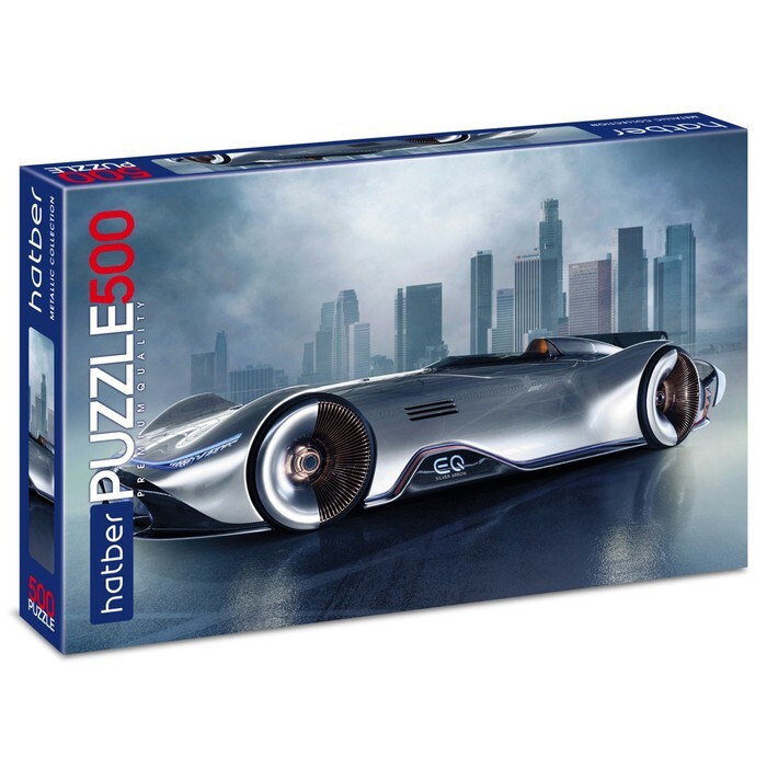 Пазл Hatber "Супер машина" фольгирование на 500 детал.