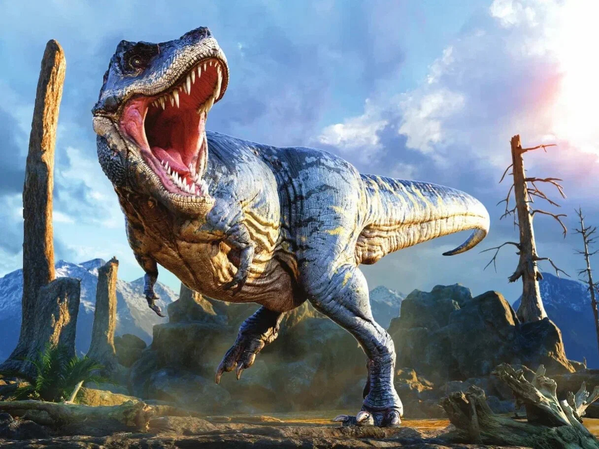 Пазл Super 3D "Тираннозавр", 100 детал. 