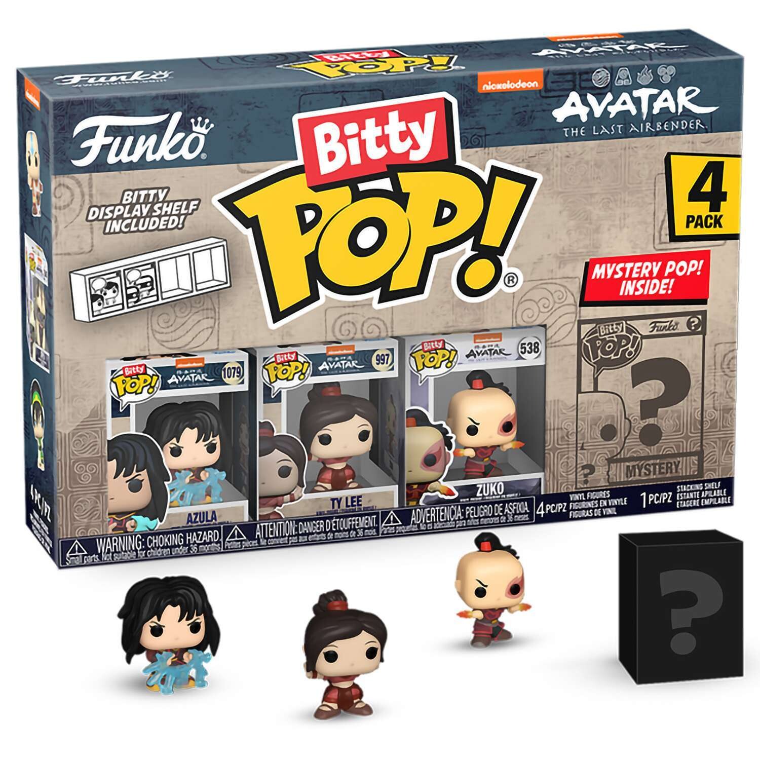 Фигурка Funko Bitty POP! Avatar The Last Airbender Azula+Ty Lee+Zuko+Mystery