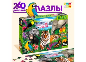 Пазл Puzzle Time "Тропические животные", 260 элементов