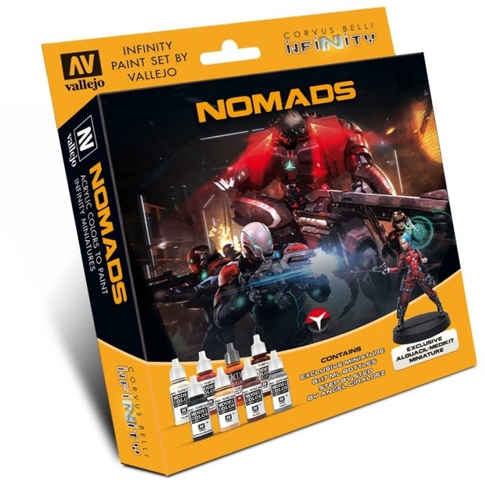 Infinity: Model Color Set: Infinity Nomads Exclusive Miniature