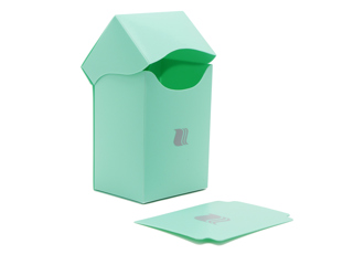 Коробочка пластиковая Blackfire вертикальная - Светло-зеленая (80+ карт)