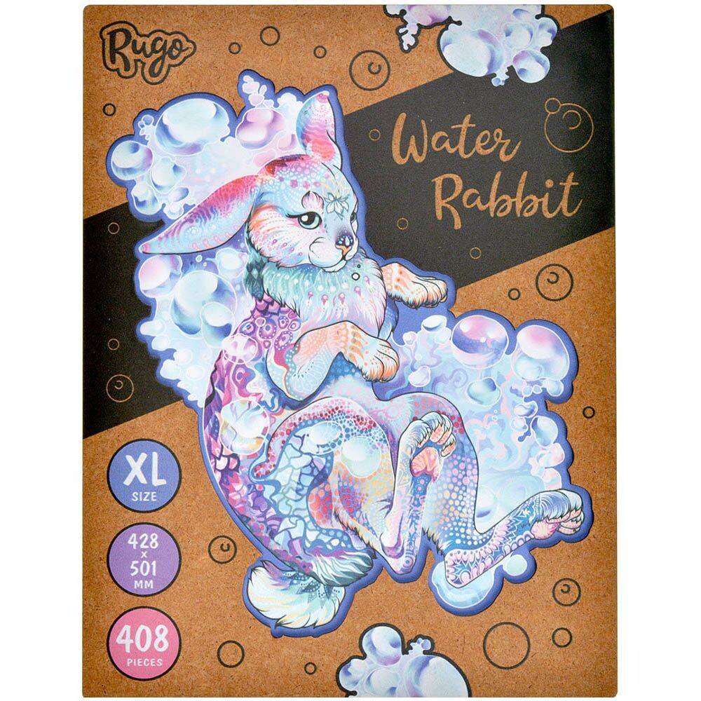 Пазл Rugo деревянный Водяной Кролик XL 408 деталей