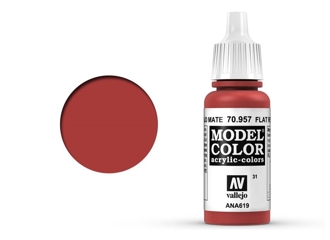 Vallejo Model Color: Flat Red 70.957