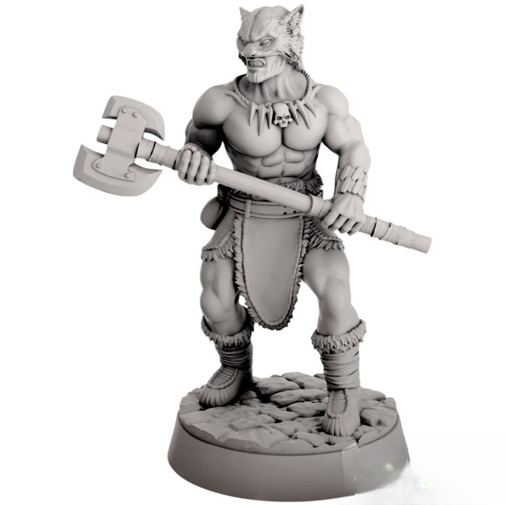 Миниатюра "Первобытный варвар"