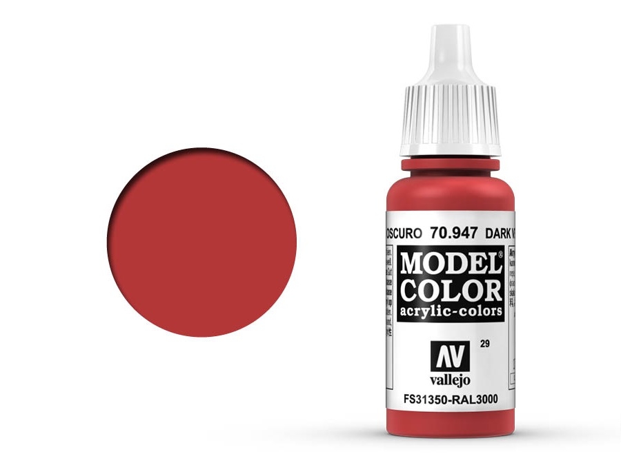 Vallejo Model Color: Dark Vermillion 70.947