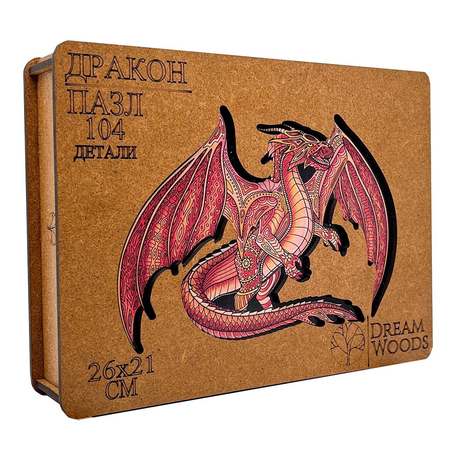 Пазл Dream Woods "Дракон" 104 дет.