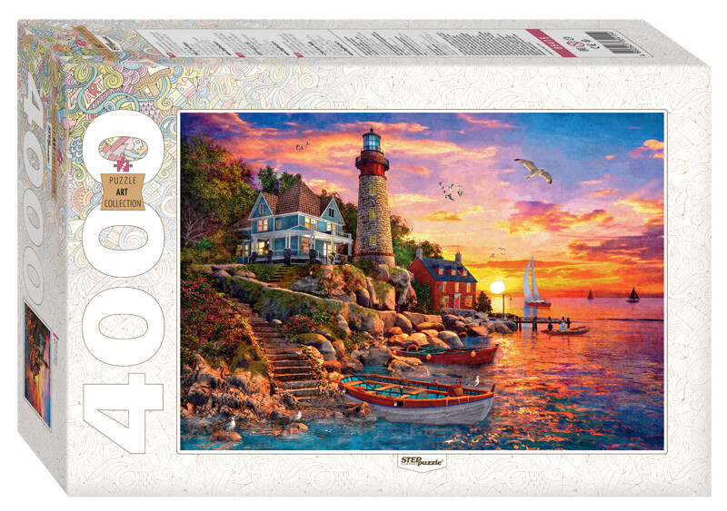 Пазл Степ "Маяк на закате" 4000 детал.