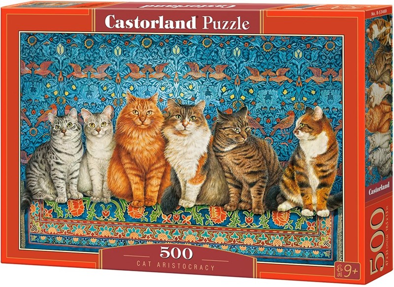Пазл Castorland "Коты-аристократы" 500 детал.