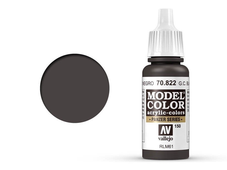 Vallejo Model Color: German C. Black Brown 70.822