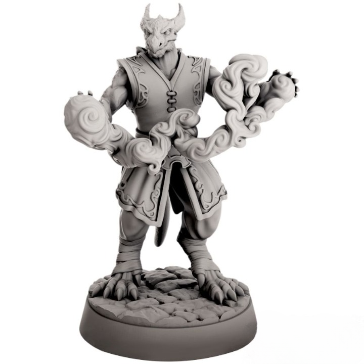 Миниатюра "Драконорожденный маг"