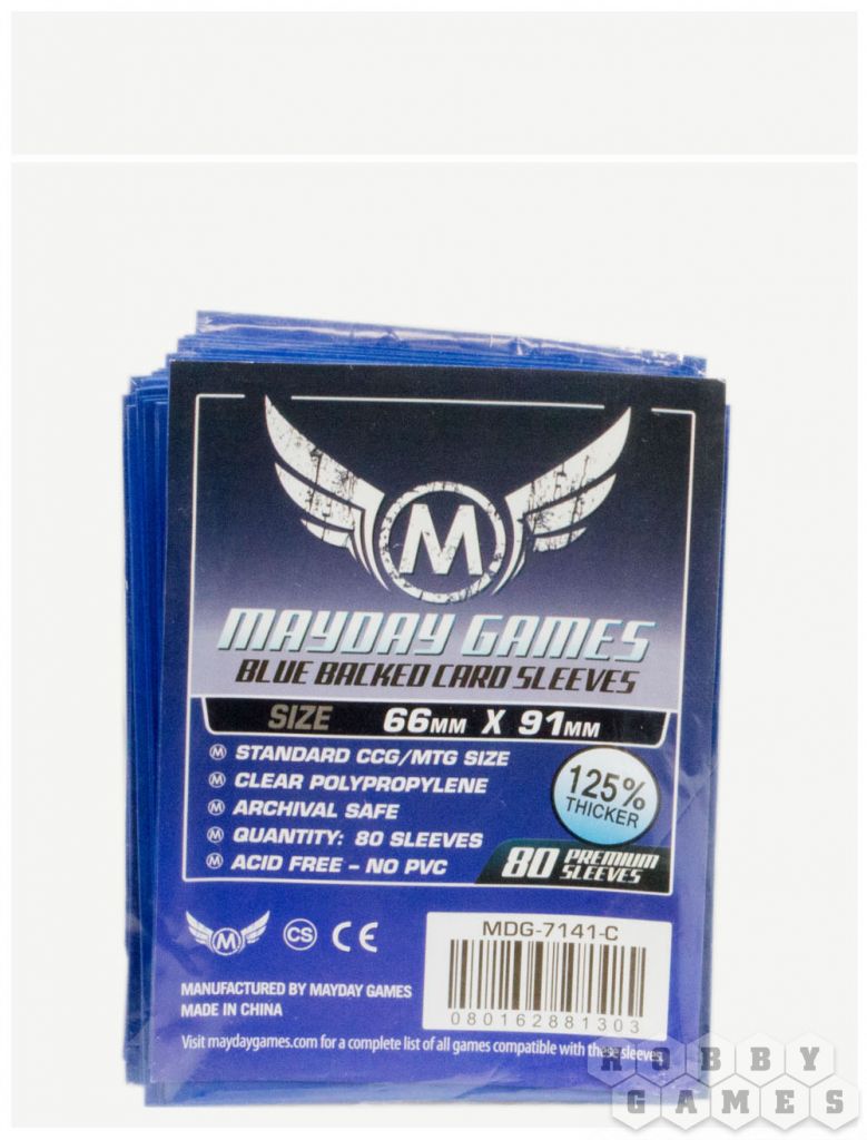 Протекторы Mayday (размер 66х91 мм) 80 шт. стандарт: синие