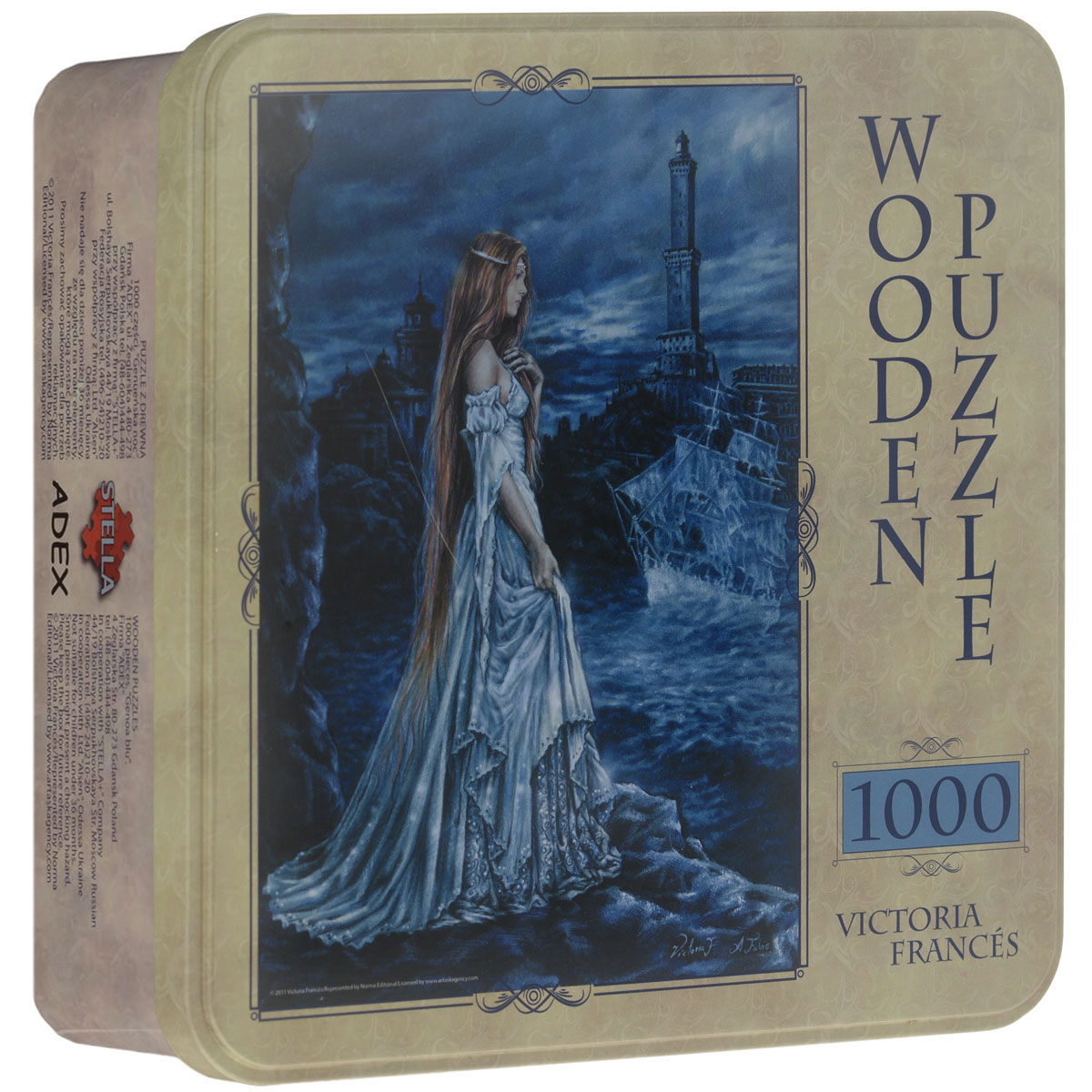 Пазл Adex "Генуя в сумерках" 1000 дет. деревянный