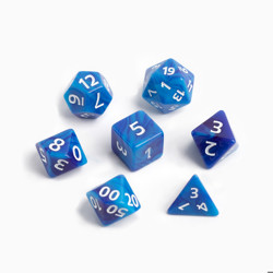 Набор кубиков "Время игры" сине-голубые