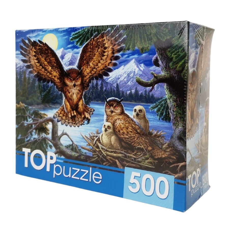 Пазл Рыжий кот  "Ночные совы" на 500 детал.