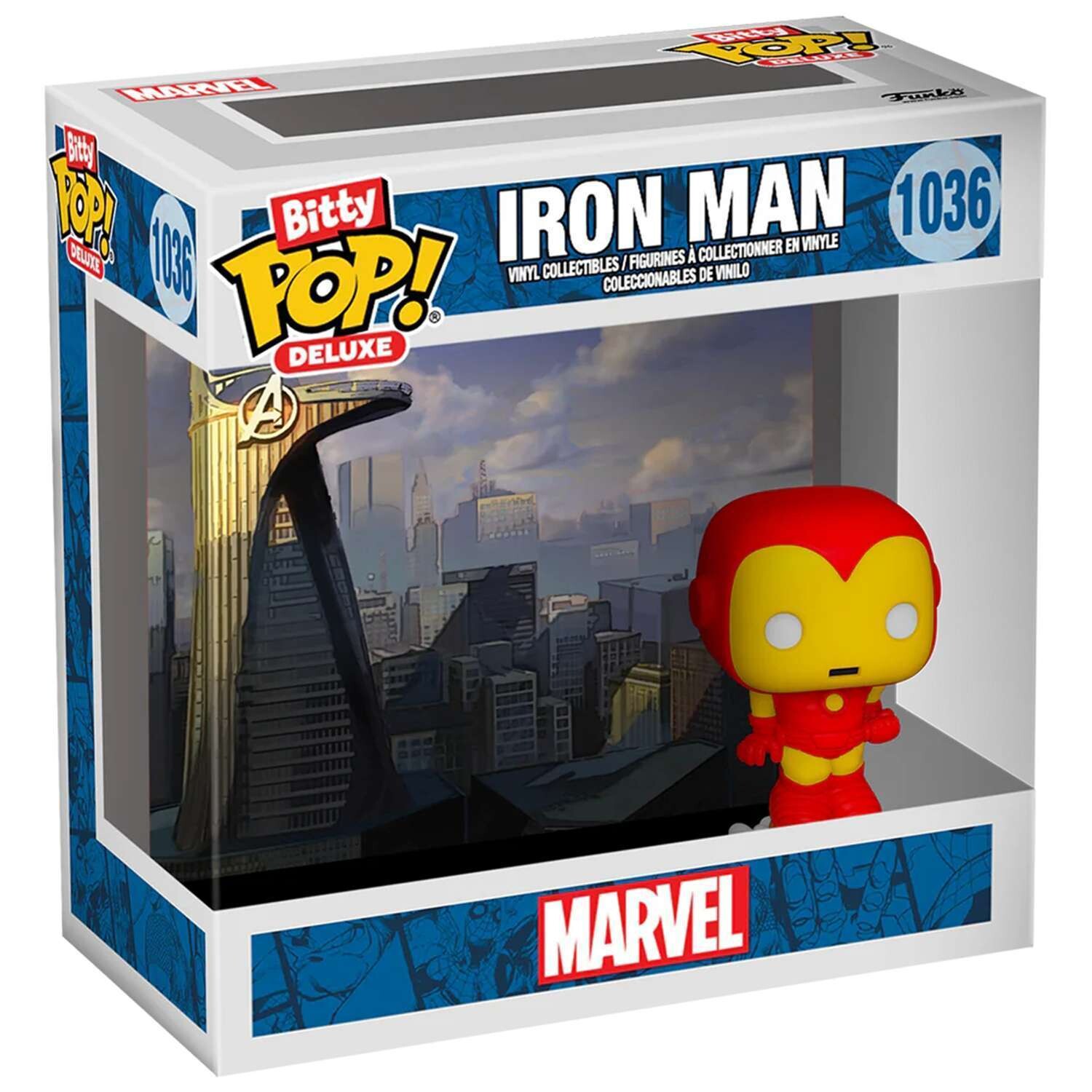 Фигурка Funko Bitty POP! Deluxe Iron Man (Avenger Tower) (1036)