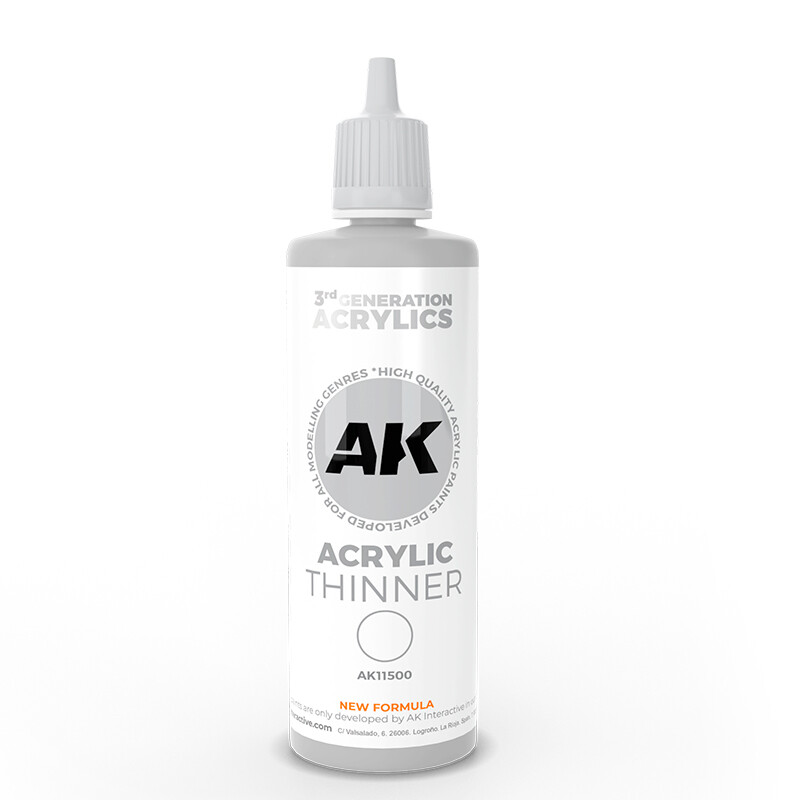AK Auxiliary: ACRYLIC THINNER  AK11500 100 мл