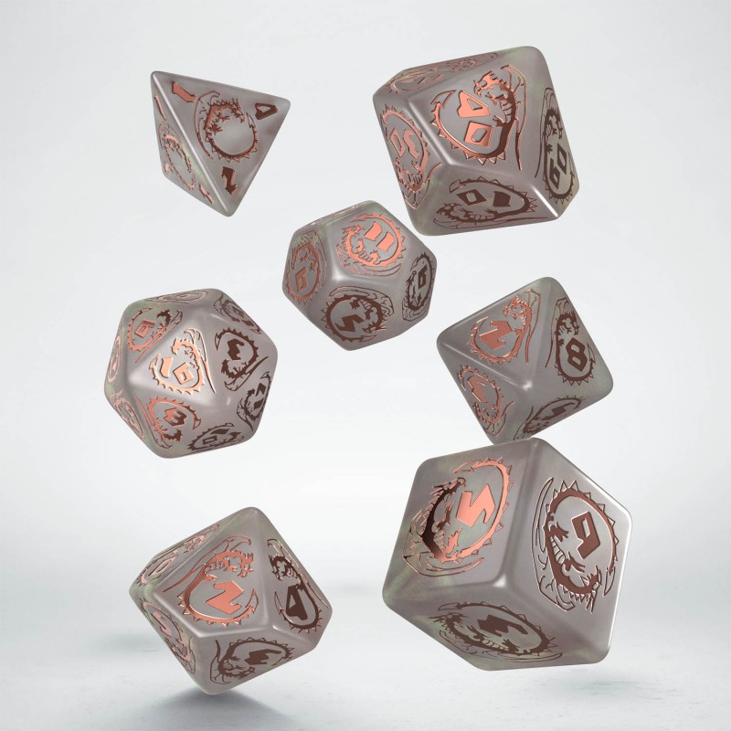 Набор кубиков Dragons Modern Dice Set Quartz