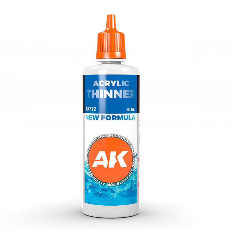 AK Auxiliary: ACRYLIC THINNER  AK712 60 мл