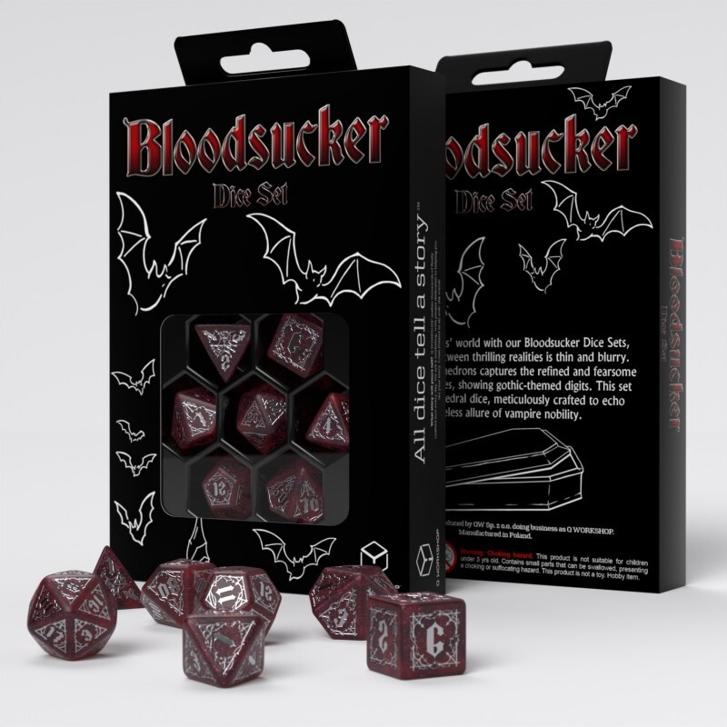 Набор кубиков Bloodsucker Dice Set: Scarlet, 7 шт.