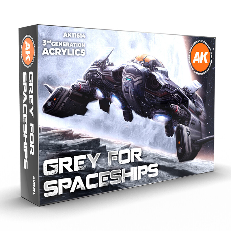 AK: GREY FOR SPACESHIPS SET AK11614 (6 шт)