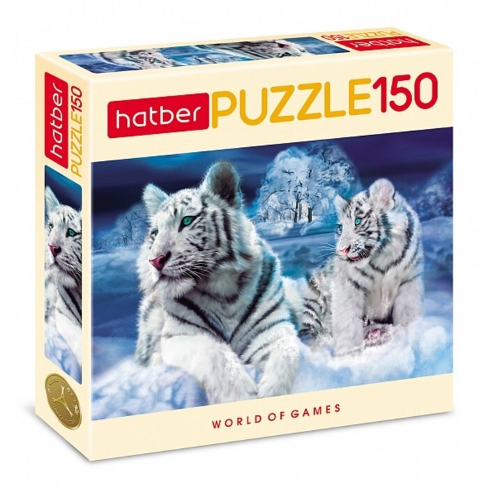 Пазл Hatber "Мистические тигры" на 150 детал.