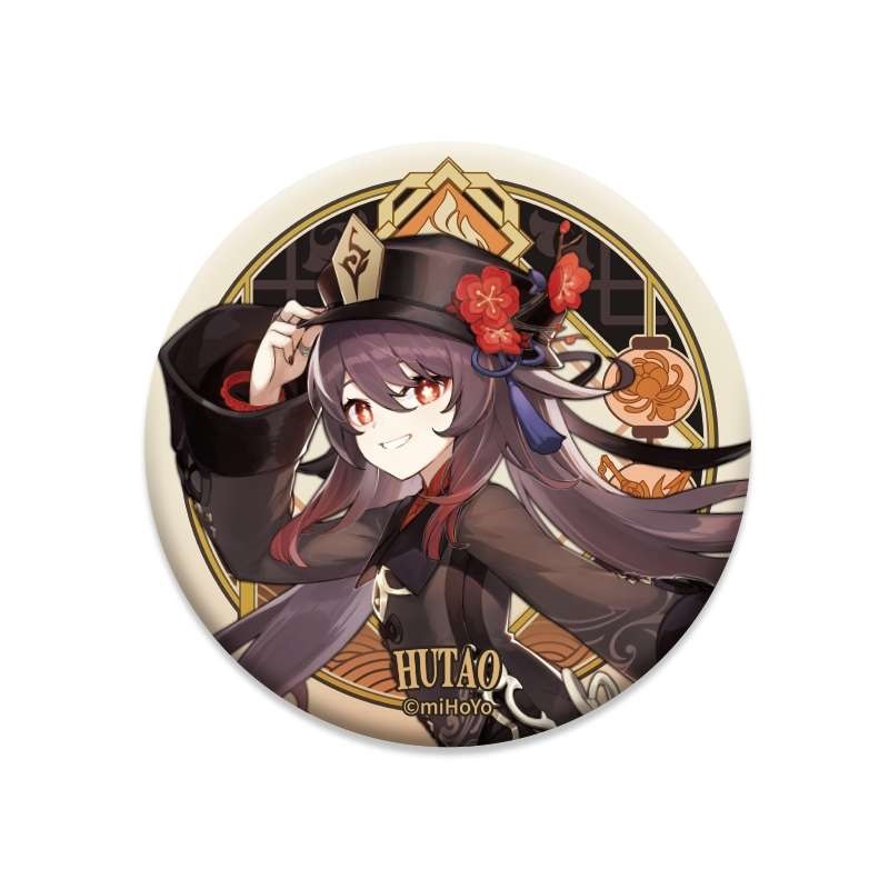 Значок Liyue Harbour Character Can Badge Hutao