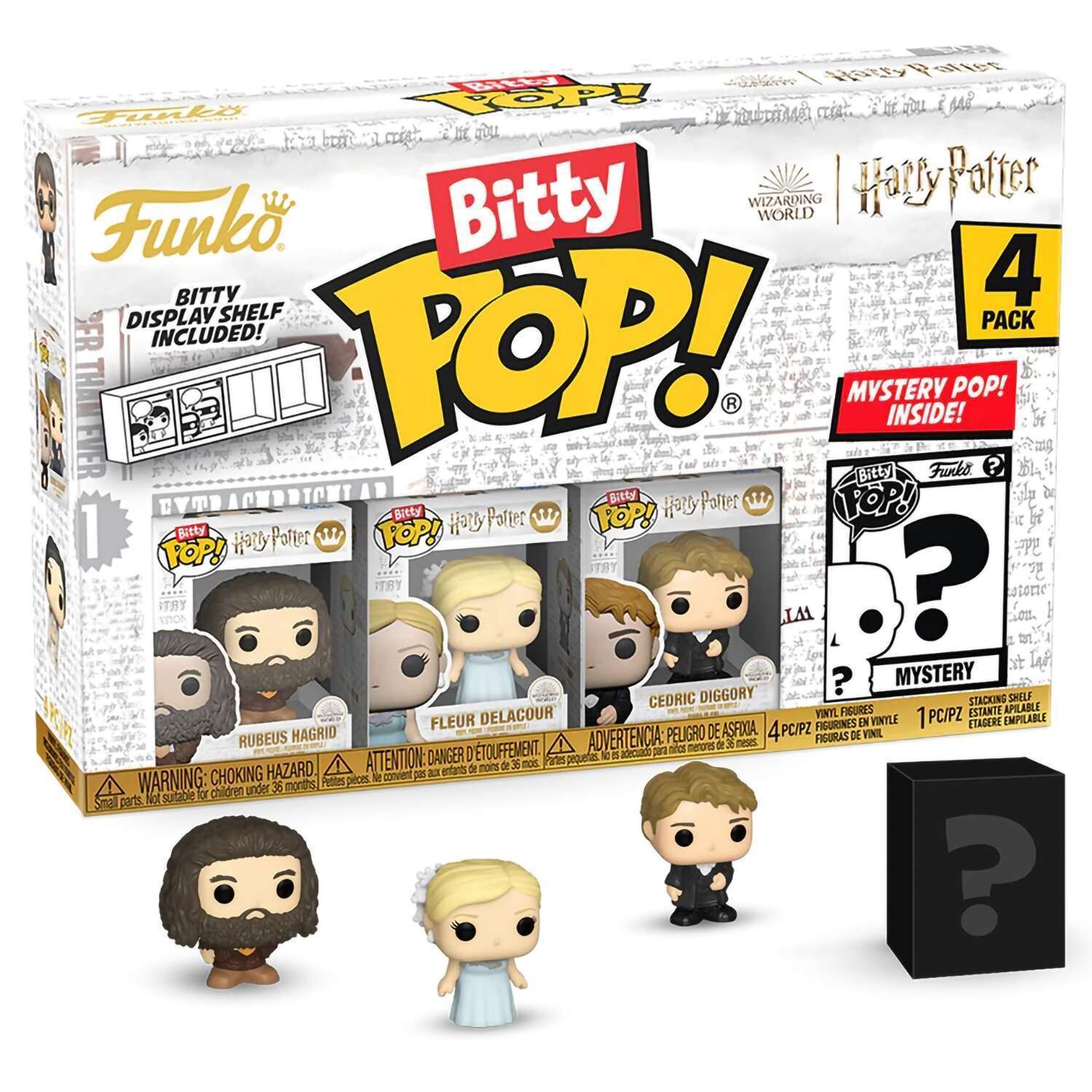 Фигурка Funko Bitty POP! Harry Potter GoF Hagrid+Fleur+Cedric+Mystery
