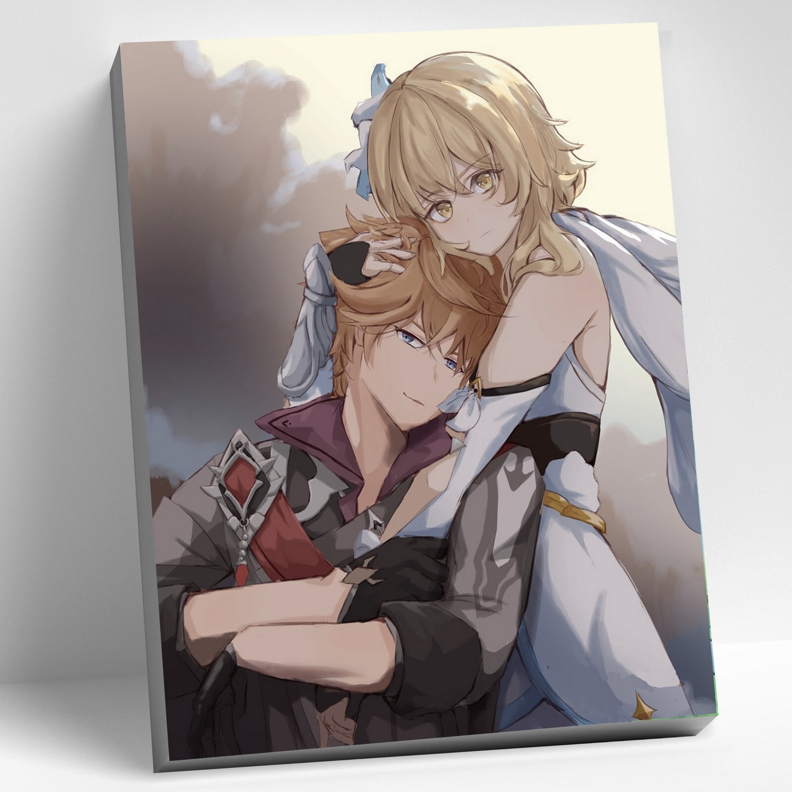 Картина по номерам "Геншин. Люмин и Тарталья"