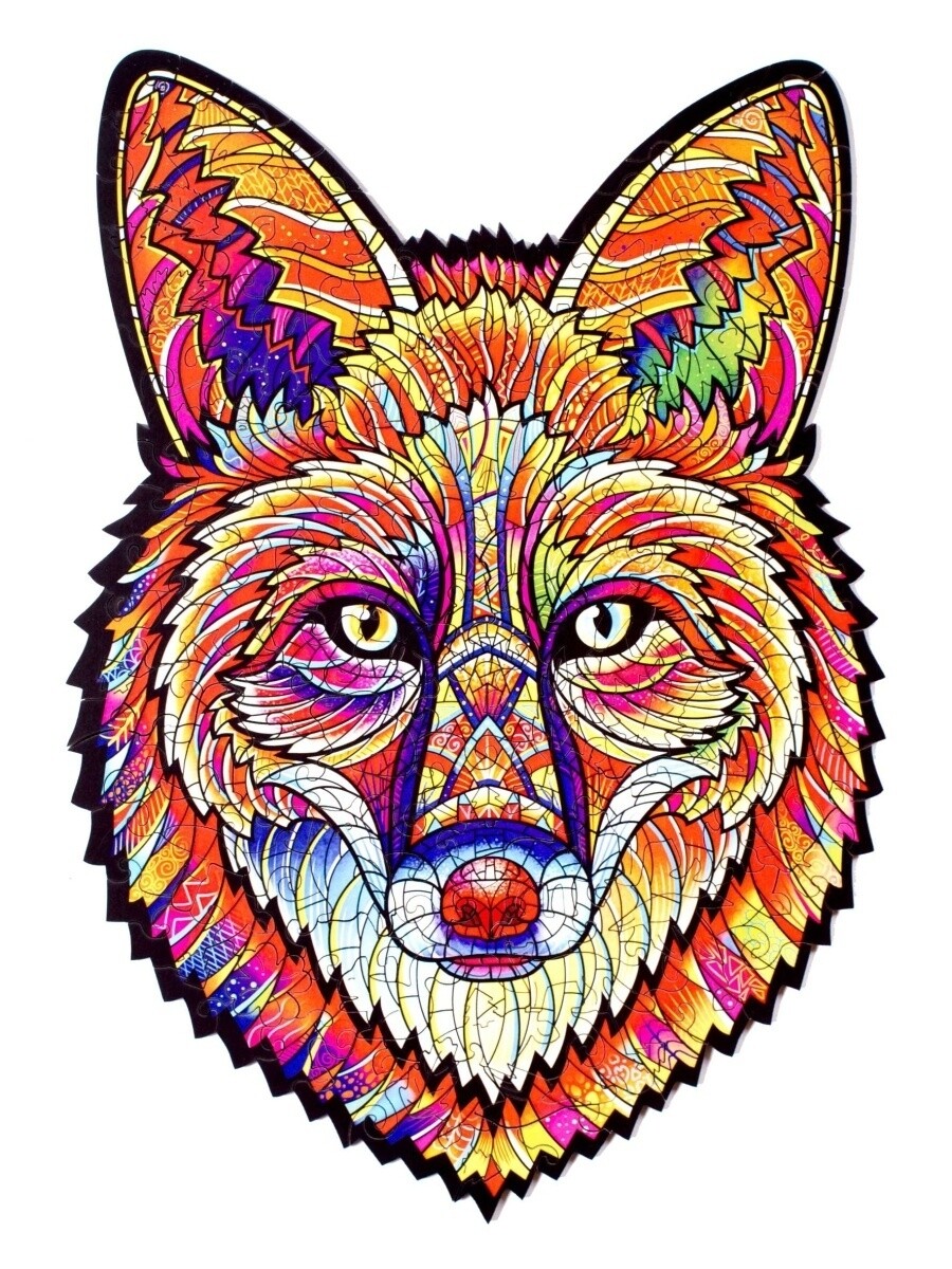 Пазл Zufa деревянный "Сказочный Лис" размер М (2022)