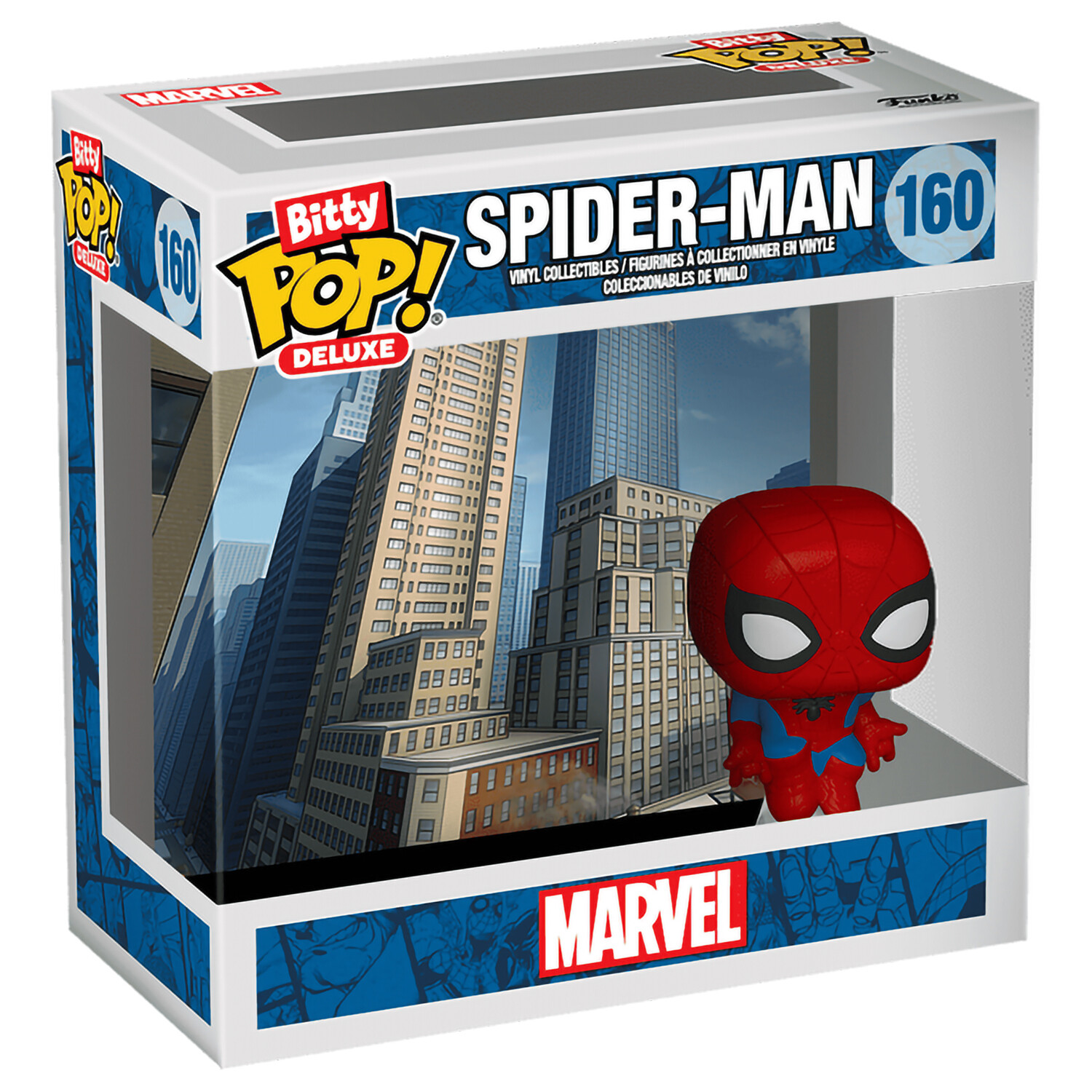 Фигурка Funko Bitty POP! Deluxe Marvel Spider-Man (Cityscape) (160)