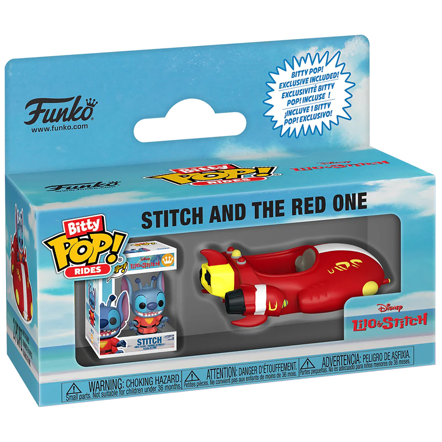 Фигурка Funko Bitty POP! Rides Stitch and The Red One