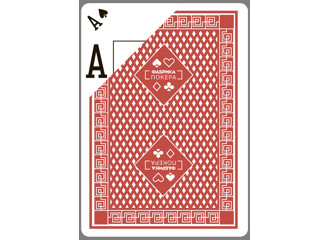 Карты для покера "Фабрика покера" с двойным индексом