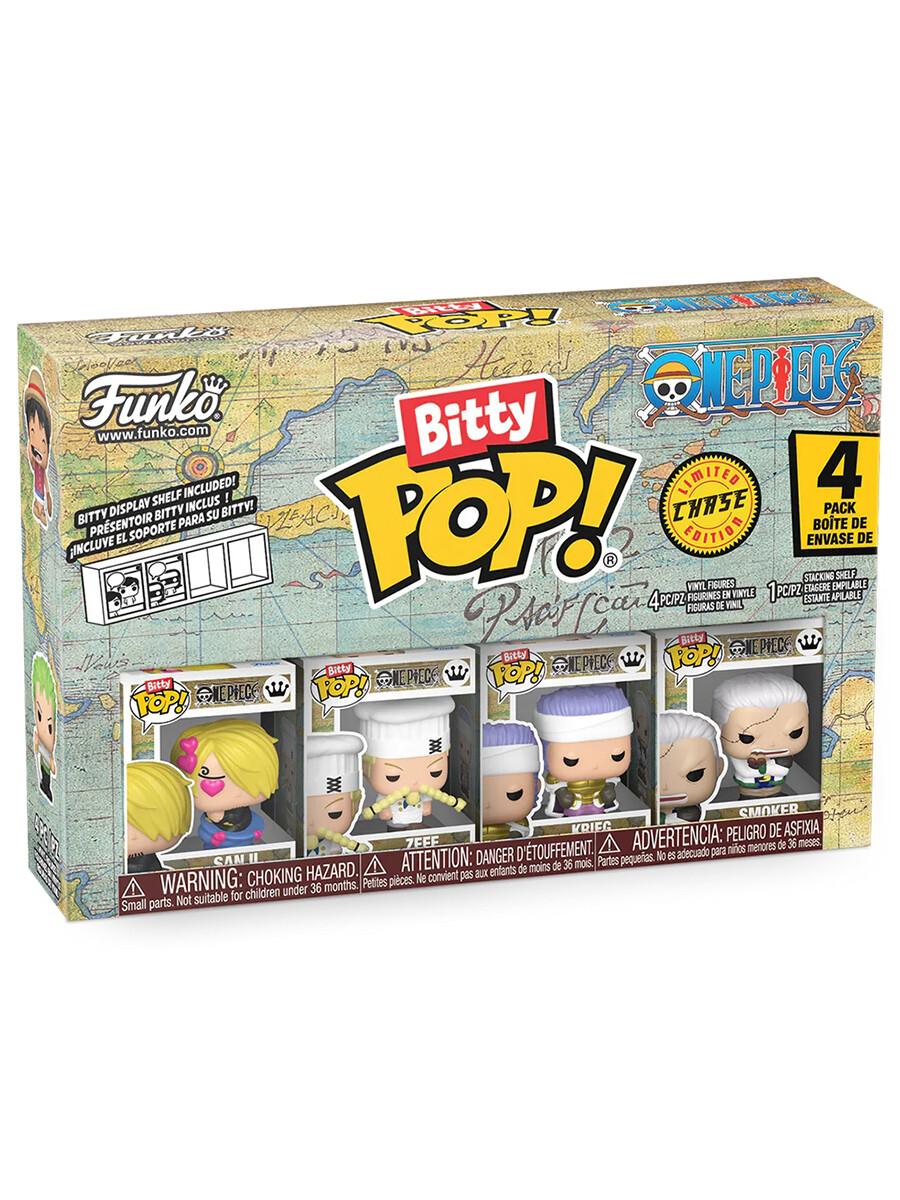Фигурка Funko Bitty POP! One Piece Sanji+Zeff+Krieg+Chase