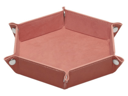 Дайс-трей MTGTRADE персиковый шестиугольный малый 17,5х17,5см