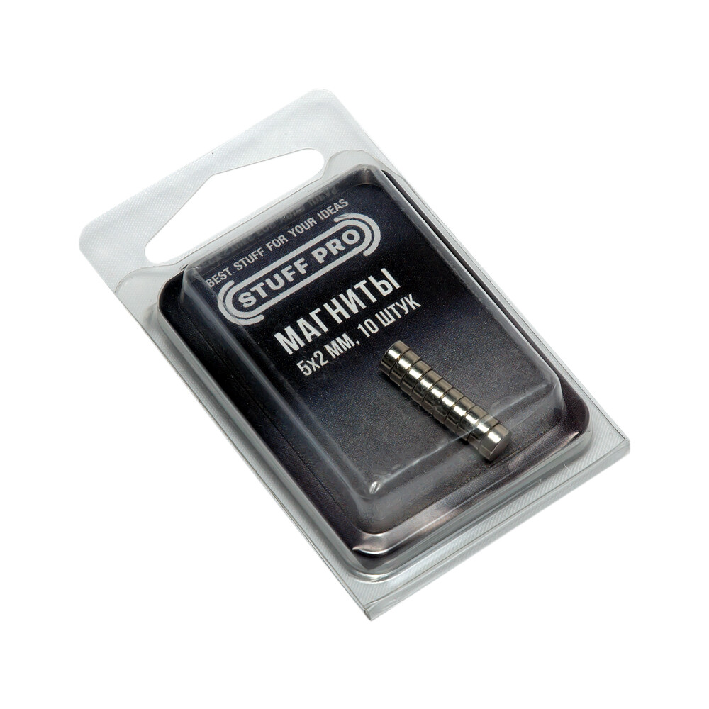 Магниты STUFF-PRO для миниатюр (10 штук, 5х2 мм)