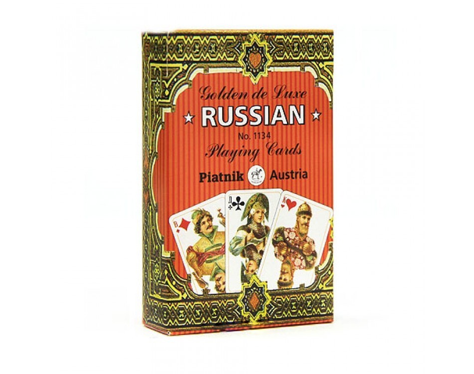 Карты игральные "Золотая Россия" 55 листов