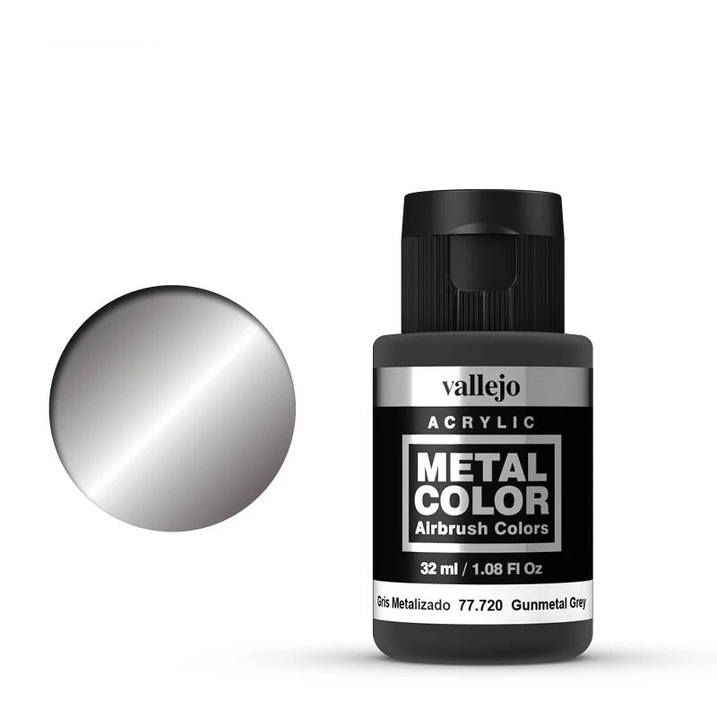 Vallejo Metal Color: Gunmetal Grey 77.720 (32 мл)