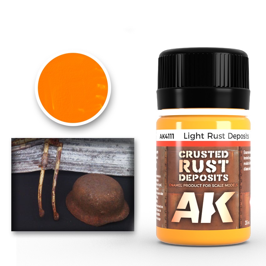 AK Interactive Pigments LIGHT RUST DEPOSIT  AK4111 35 мл