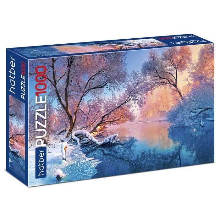 Пазл Hatber "Морозное утро" на 1000 детал.