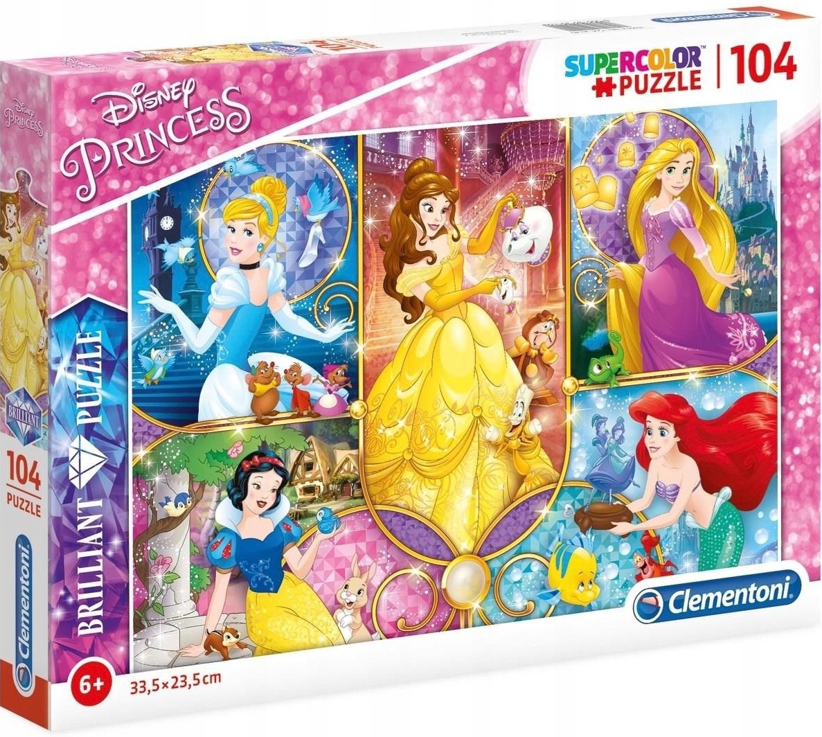 Пазл Clementoni "Принцессы Disney" на 104 детал.